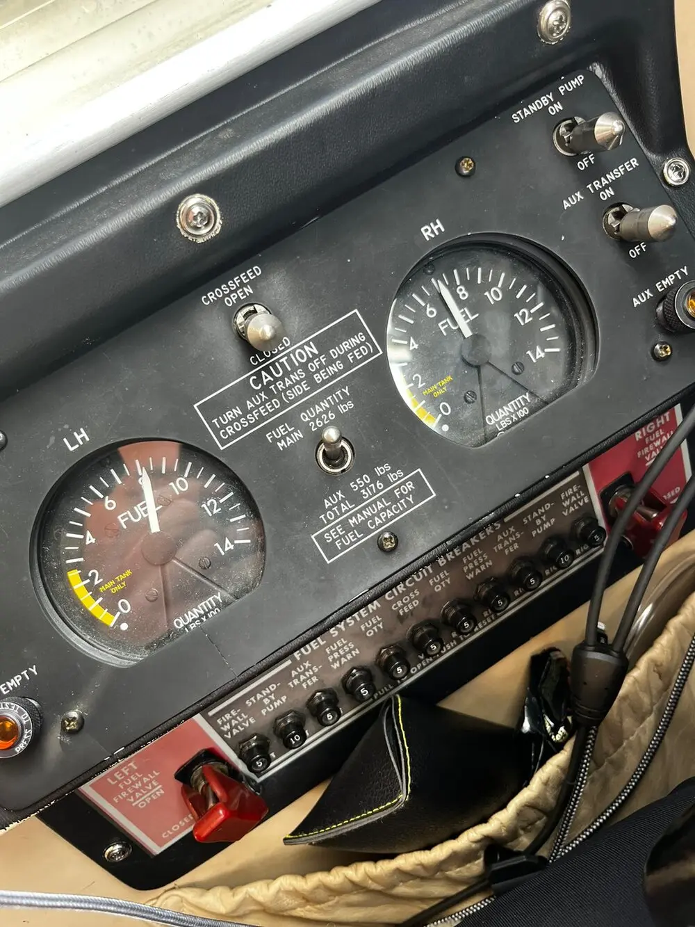 kingair plane instruments